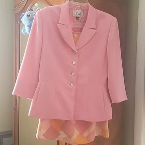 Blazer with matching skirt